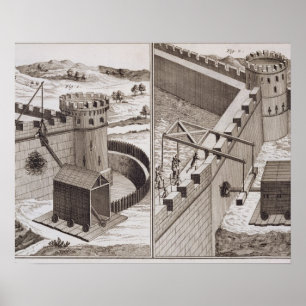 Roman Battering Rams, from the 'Encyclopedie des S Poster