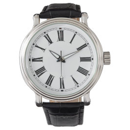 Roman Black Wrist Watch Armbanduhr