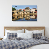 Roman Bridge at Chaves, Portugal Leinwanddruck (Insitu (Schlafzimmer))