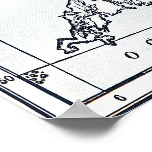 Roman Britain 43 AD Poster (Ecke)