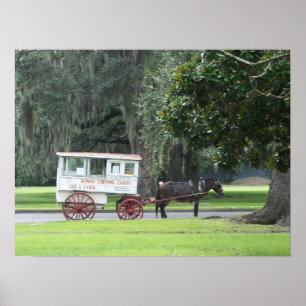 Roman Candy Cart Poster