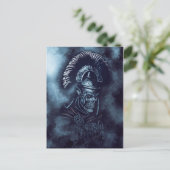 Roman Centurion Skull Medieval Gladiator Fantasy Postkarte (Stehend Vorderseite)