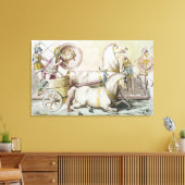 Roman Charioteers, aus "Costumi dei Romani", engr Leinwanddruck (Insitu (Wohnzimmer))