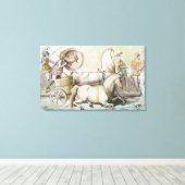 Roman Charioteers, aus "Costumi dei Romani", engr Leinwanddruck (Insitu (Holzboden))