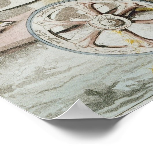 Roman Charioteers, from 'Costumi dei Romani', engr Poster (Ecke)