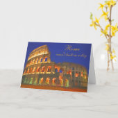 Roman Coliseum Karte (Gelbe Blume)