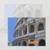 Roman Coliseum Postkarte (Vorne/Hinten)