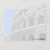 Roman Coliseum Postkarte (Rückseite)