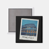 Roman Colosseum at Night Magnet (Vorderseite/Rückseite)