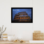 Roman Colosseum at Night Poster (Küche)