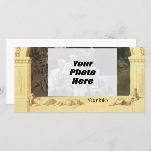 Roman Columns Foto Cards (Vorne/Hinten)