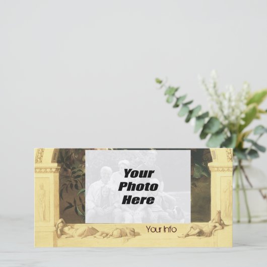 Roman Columns Foto Cards (Stehend Vorderseite)