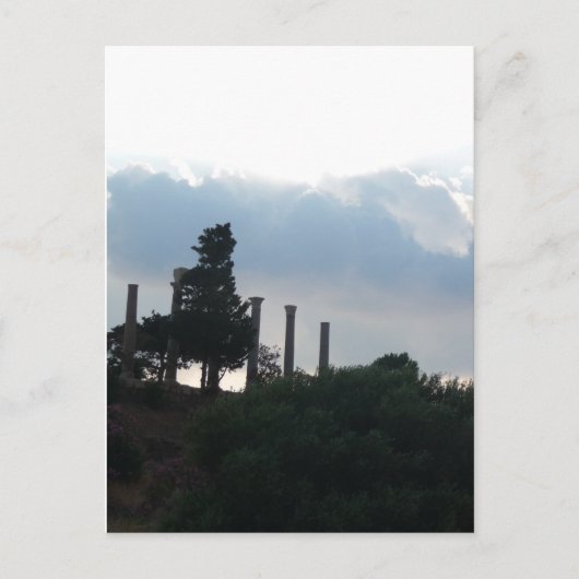 Roman Columns in Byblos Postkarte (Vorderseite)