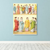 Roman Dress Leinwanddruck (Insitu (Holzboden))