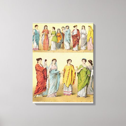 Roman Dress Leinwanddruck (Vorderseite)