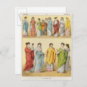 Roman Dress Postkarte (Vorne/Hinten)