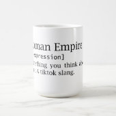 Roman Empire - Denken Sie an - Slang - Wörterbuch Kaffeetasse (Mittel)