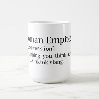 Roman Empire - Denken Sie an - Slang - Wörterbuch Kaffeetasse