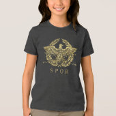 Roman Empire Eagle Emblem Tri-Blend Shirt (Vorderseite)