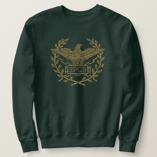 Roman Empire Eagle Mosaic Emblem Sweatshirt (Design vorne)