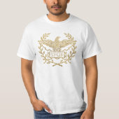 Roman Empire Eagle Mosaic Emblem T-Shirt (Vorderseite)