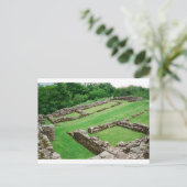Roman Fort über die Hadrianmauer Postkarte (Stehend Vorderseite)