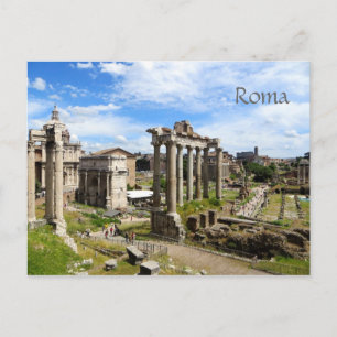 Roman Forum Postcard Postkarte