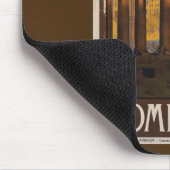 Roman Forum Vintage Reisewerbung Mousepad (Ecke)