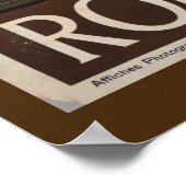 Roman Forum Vintage Reisewerbung Poster (Ecke)