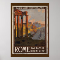 Roman Forum Vintage Reisewerbung