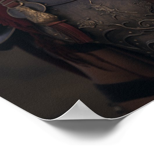 Roman General Maximus als Retiarius Gladiator Post Poster (Ecke)