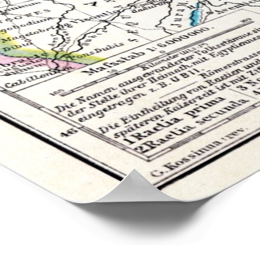 Roman Germania Poster (Ecke)