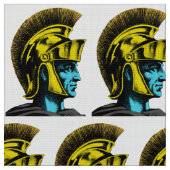 Roman Gladiator Pop Art Portrait Stoff (Nahaufnahme)