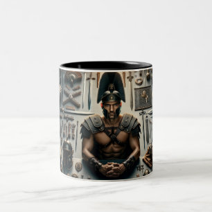 Roman Gladiator Valor Zweifarbige Tasse