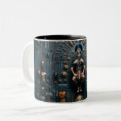 Roman Gladiator Valor Zweifarbige Tasse (Vorderseite Links)