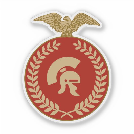 Roman Gladiator Vinyl Sticker (Vorderseite)