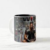 Roman Gladiator Zweifarbige Tasse (Vorderseite Links)