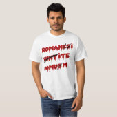Roman Go Zuhause Typo Meme T-Shirt (Vorne ganz)