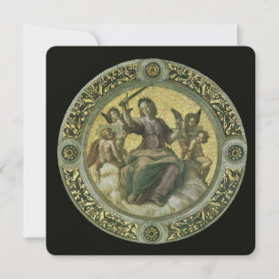 Roman Goddess Justice mit Engeln von Raphael