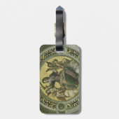 Roman Goddess Justice mit Engeln von Raphael Gepäckanhänger (Rückseite vertikal)