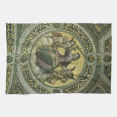 Roman Goddess Justice mit Engeln von Raphael Geschirrtuch (Horizontal)