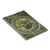 Roman Goddess Justice mit Engeln von Raphael Notizblock (Rechte Seite)