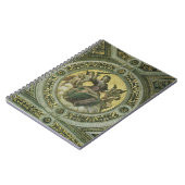 Roman Goddess Justice mit Engeln von Raphael Notizblock (Linke Seite)