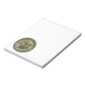 Roman Goddess Justice mit Engeln von Raphael Notizblock (Rotiert)