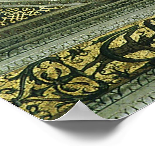 Roman Goddess Justice mit Engeln von Raphael Poster (Ecke)