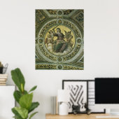 Roman Goddess Justice mit Engeln von Raphael Poster (Heimbüro)