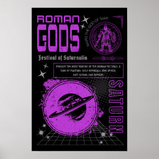 Roman Gods Poster