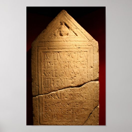 Roman Gravestone Poster (Vorne)