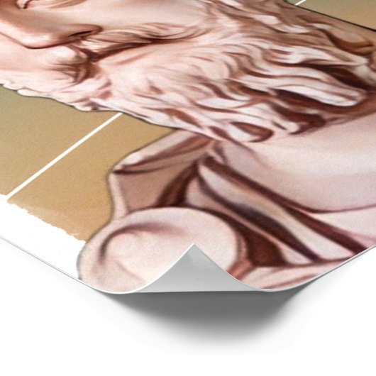 Roman Kaiser Marcus Aurelius Illustration Poster (Ecke)