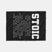 Roman Kaiserbuch Zitat Marcus Aurelius Stoic Prem Fleecedecke (Vorderseite (Horizontal))